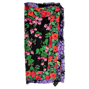 Gucci Floral-Print Scarf in Multicolor Silk