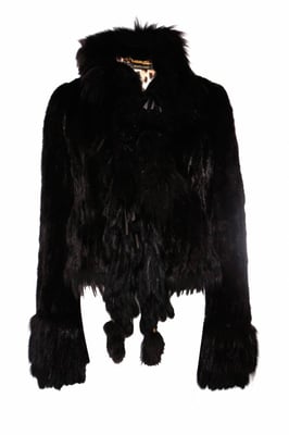 Roberto Cavalli, zwarte nerts bontjas