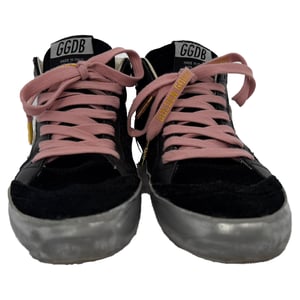 Golden Goose Mid-Star Hoge Sneakers in Zwart Suède