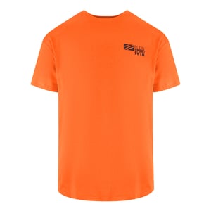 Korte Mouw T-shirt in Oranje