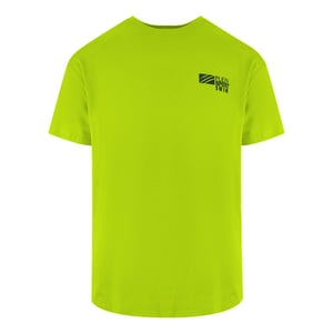 Basis Korte Mouwen Logo T-shirt in Geel
