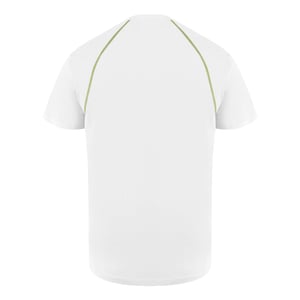 Prestatie Korte Mouwen Logo T-shirt in Wit