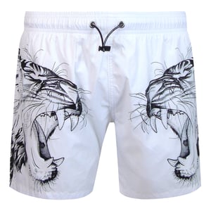 Boardshort Swim Shorts in White
