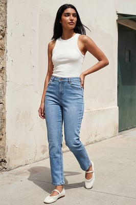 Slim Leg Stretch Jeans