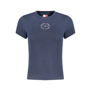 Tommy Hilfiger Blauwe Katoenen Dames T-shirt