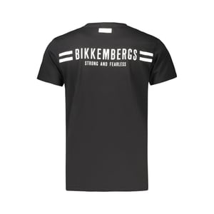 Bikkembergs Svart Bomull Herr T-shirt
