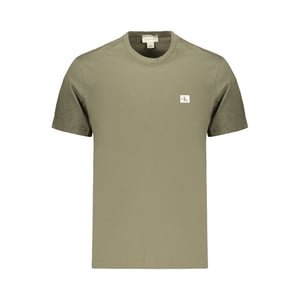 Calvin Klein Groene Katoenen T-Shirt voor Heren