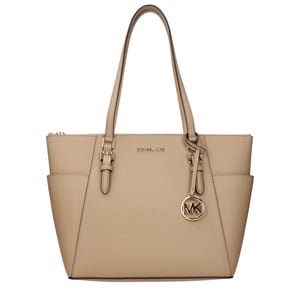 Michael Kors Beige Leren Schoudertas