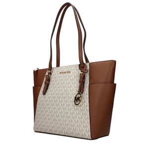Michael Kors Beige Leren Schoudertas