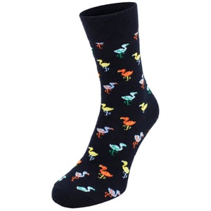 Happy Socks 1-Pack Black Flamingo