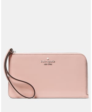 Lucy Crinkle Patent Medium Wristlet