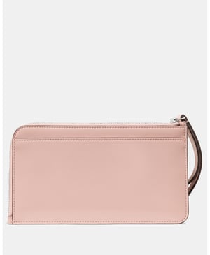 Lucy Crinkle Patent Medium Wristlet