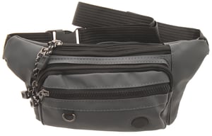 Bum Bag Cossbody Bag Multiple Compartments Heidi Zip Fastening grey