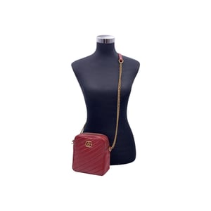 Gucci leren crossbodytas GG Marmont