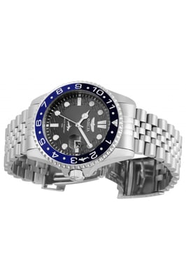 Invicta Pro Diver 30620 Herenhorloge - Quartz Uurwerk - Roestvrij Staal met Zwarte Wijzerplaat - 43 mm