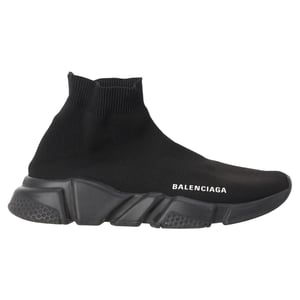 Balenciaga Speed ​​Trainer-skor i svart polyester