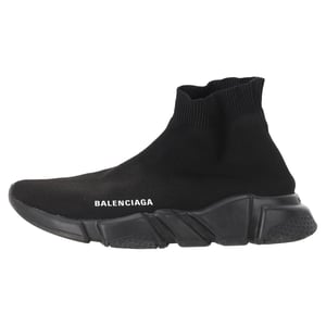 Balenciaga Speed ​​Trainer-skor i svart polyester