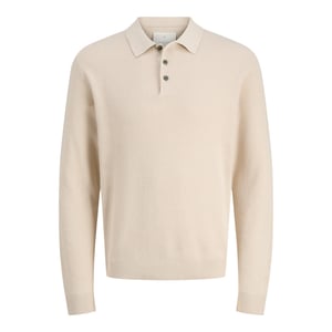Jack & Jones Trui Cooper Knit Polo Beige
