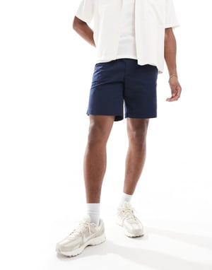 Jack & Jones lös passform chinoshorts i marinblått