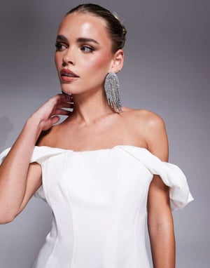 Forever New Petite Off Shoulder Mini Dress