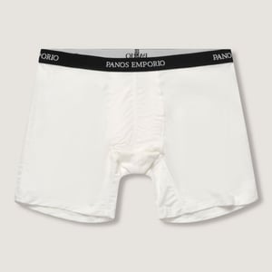 Two pack of lyocell boxer in white and elastic waist