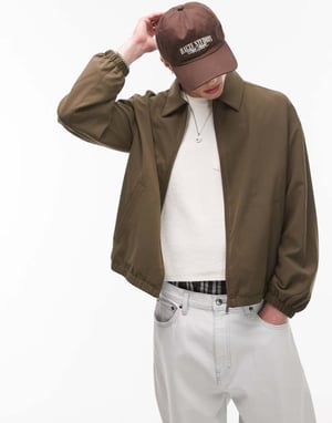 Topman Harrington-jacka i khaki