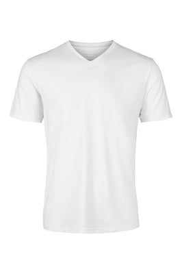 Bamboo cotton blend v-neck t-shirt