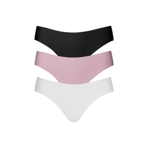 Butter thong three pack flattering mid-rise in multiple colour