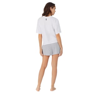 DKNY Cotton Logo Boxer Sleep Set, Grey Marl