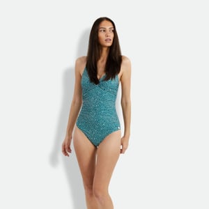 Simi Recycled Shaping V Neck Swimsuit