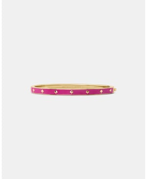 Spot The Spade Enamel Hinged Bangle