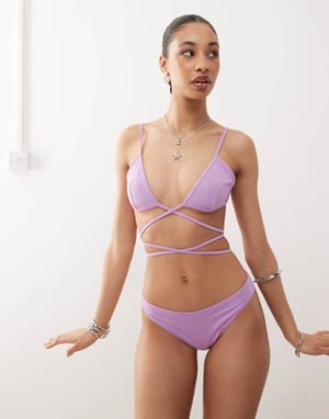 Weekday bikini bottoms in purple