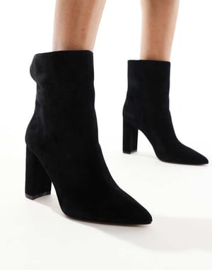 Aldo Sushi Heeled Ankle Boots in Black