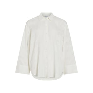 Vila virocki l/s oversize shirt noos 14115010 egret