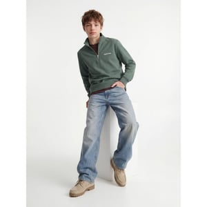 Jack & Jones Jornorrebro emb sweat high neck jnr olijf