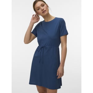 Vero Moda Vmluna jersey jurk met tunnelkoord