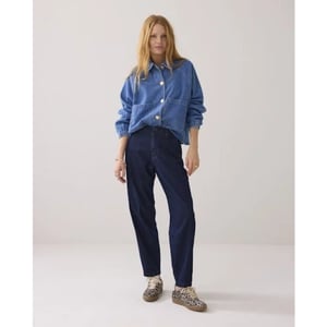 Summum 4s2740-5153 490 tapered jeans soft fine twill indigo