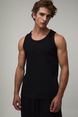 Essential Regular Fit Waffle Vest