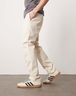 Dickies 872 slim fit arbetsbyxor i off white