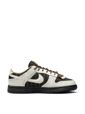 Dunk Low LX Brogue Pinstripe Sneakers