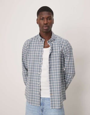 Barbour Lomond tailored shirt in northshore tartan