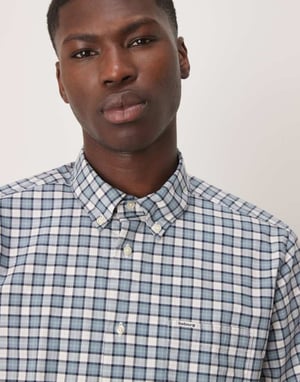 Barbour Lomond tailored shirt in northshore tartan