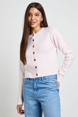 Knitted Cropped Cardigan
