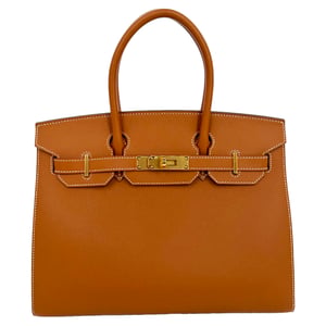 Hermès Birkin 30 Gouden Hardware in Bruin Togo Leer