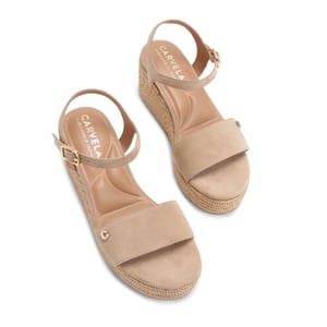 Carvela Suede Portofino Flatform Sandals