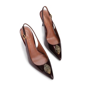 Kurt Geiger London Patent Leather Soho Sling Heels