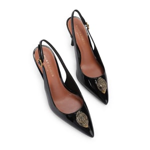 Kurt Geiger London Patent Leather Kensington Sling Heels