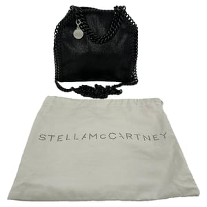 Stella McCartney Falabella Schoudertas in Zwart Leer
