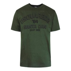 Dsquared2 Santa Dan 64 Dark Green T-shirt