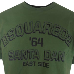 Dsquared2 Santa Dan 64 Dark Green T-shirt